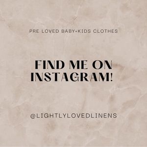 Moving to Instagram @lightlovedlinens